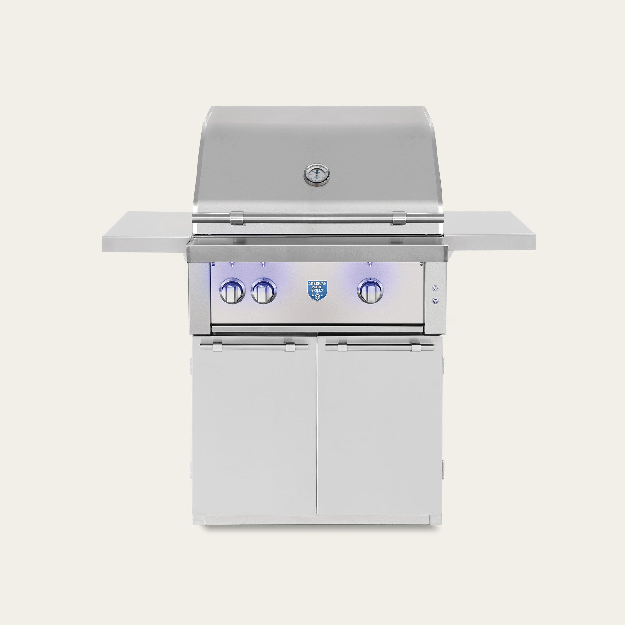 American Made Grills Estate 30-inch grill cart — shown with an Estate 30 grill head fitted