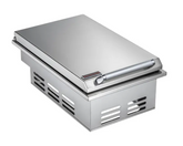 WHISTLER Single Side Burner by Bonfire showcasing its durable 304-grade stainless steel construction for outdoor kitchen setups.