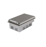 WHISTLER Single Side Burner by Bonfire showcasing its sleek 304-grade stainless steel finish, ideal for outdoor kitchen setups.