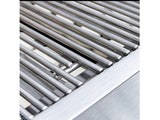 Close-up of a Summerset Sizzler Pro grill's stainless steel rod cooking grates
