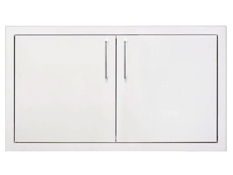 TrueFlame 33-inch stainless steel double access door for outdoor kitchens