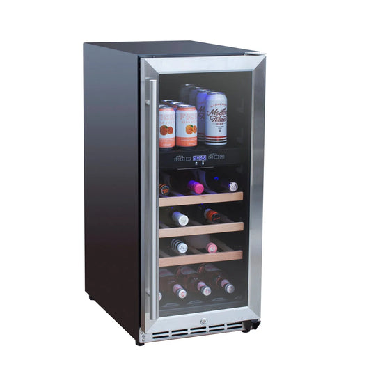 24" Outdoor Rated Dual Zone Wine Cooler (2.9c)