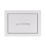 TrueFlame 17-Inch Stainless Steel Outdoor Single Drawer with Soft-Close & Heavy-Duty Tracks