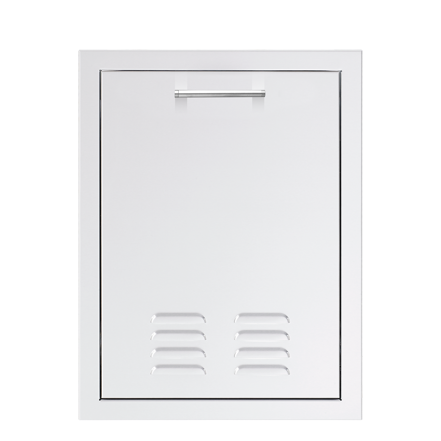 TrueFlame 20-inch stainless steel vertical access door with bottom vents for LP propane tank storage