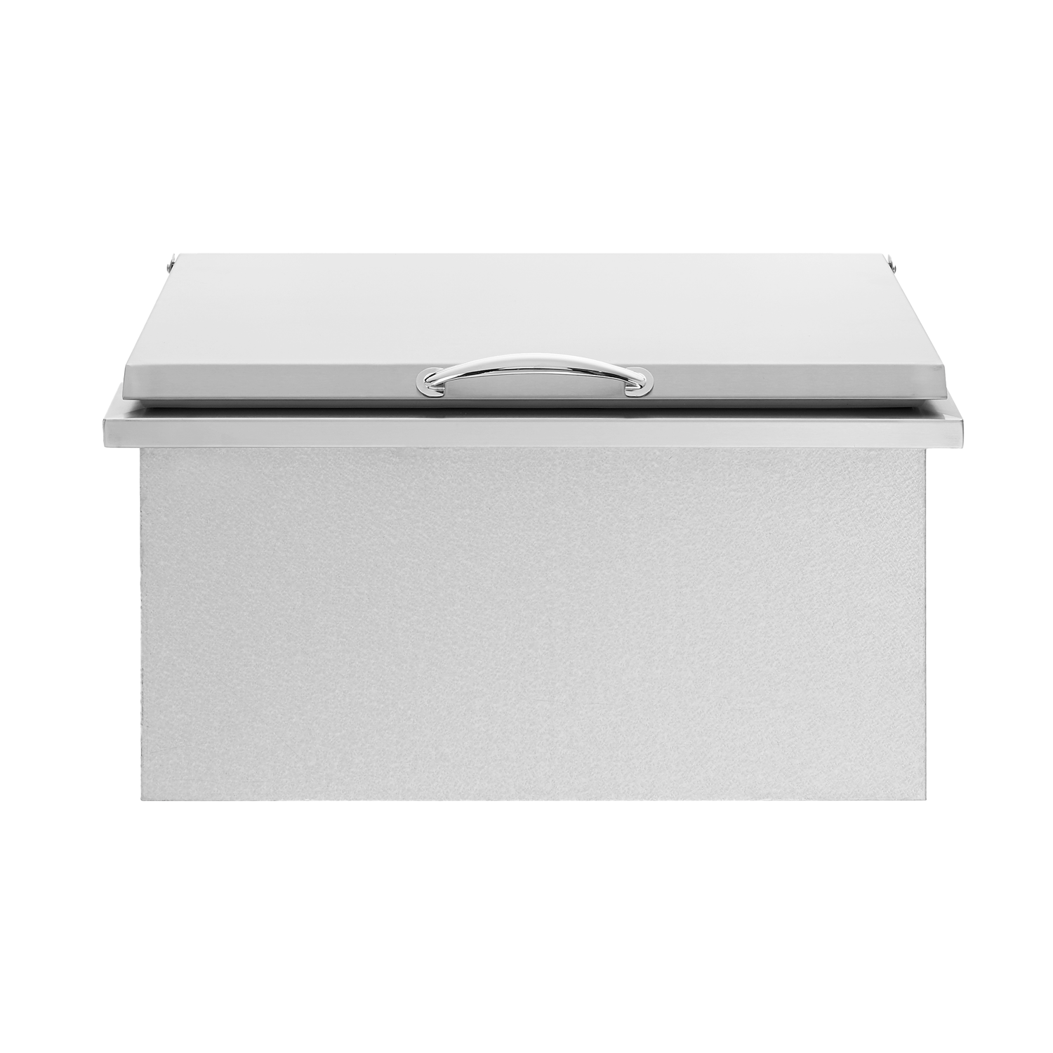 TrueFlame 28-inch stainless steel drop-in insulated ice chest cooler with lid for outdoor kitchen