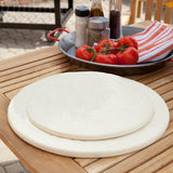 Primo 16-inch natural finish ceramic pizza and baking stone for Oval X-Large, Large and Round grills