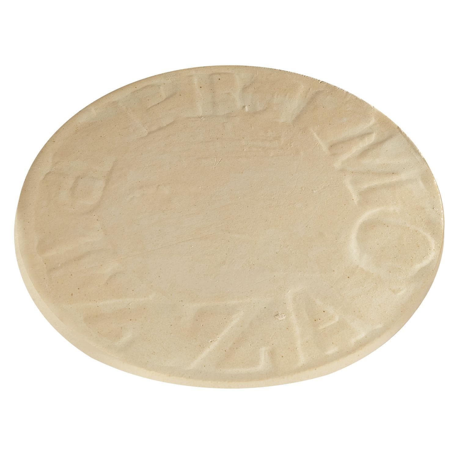 Primo 16-inch natural finish ceramic pizza and baking stone for Oval X-Large, Large and Round grills