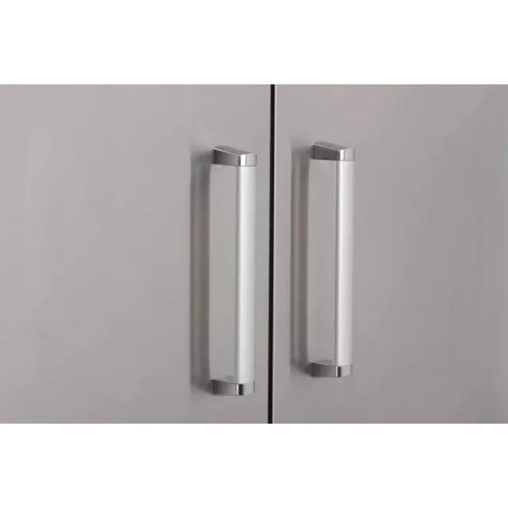 Bonfire Double Door 22" x 33" with towel rack in a modern outdoor kitchen setup.