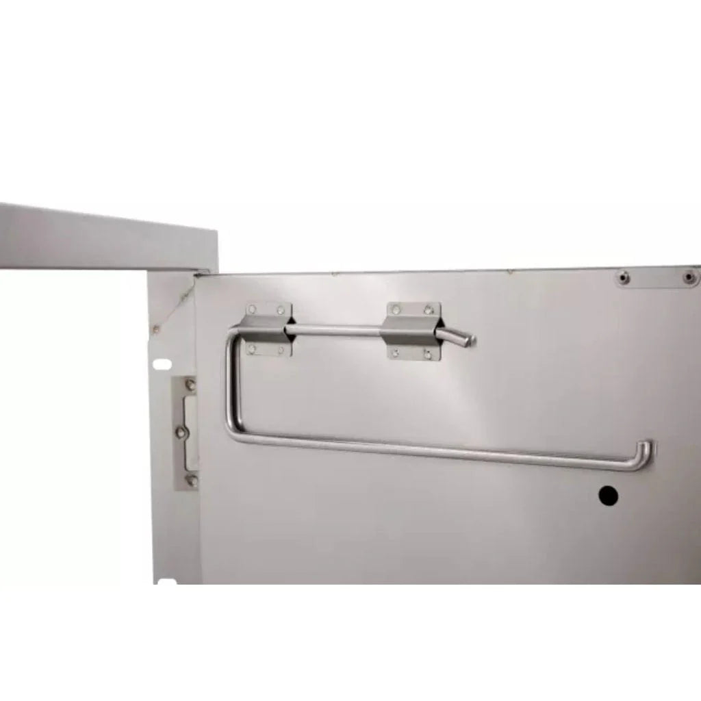 Bonfire Double Door 22" x 33" featuring 304-grade stainless steel finish designed for outdoor use.