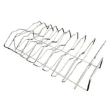 Primo 9-slot rib rack for Oval X-Large ceramic grill, holds racks of ribs upright