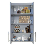 Sunstone 30" Full Height Double Door Cabinet featuring durable stainless steel and four shelves.