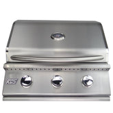 RCS 26" Premier Drop-In Grill showcasing its premium stainless steel finish and compact design for ultimate outdoor cooking.