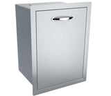 Sunstone Classic Series Flush Style Trash Drawer design showcasing durable 304 stainless steel construction.