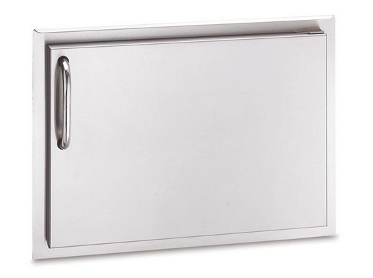 Stainless steel construction of the AOG Single Access Door by AOG, showcasing double wall design and versatile access options.