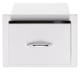 Summerset 17” North American Stainless Steel Single Drawer showcasing its durable #304 stainless steel design and smooth gliding mechanism.