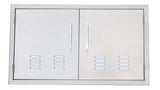 Sunstone Signature Series 42" Double Access Door designed for optimal air-flow with stylish handles.