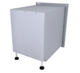 Sunstone Designer Series 23"H Multi-Configurable Paper Towel Drawer Combo shown in a modern kitchen setting.