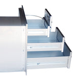 Sunstone Signature Series 30" Propane Combo w/Trash Bag Ring & Triple Drawer showcasing its sleek design and durable 304 stainless steel construction.