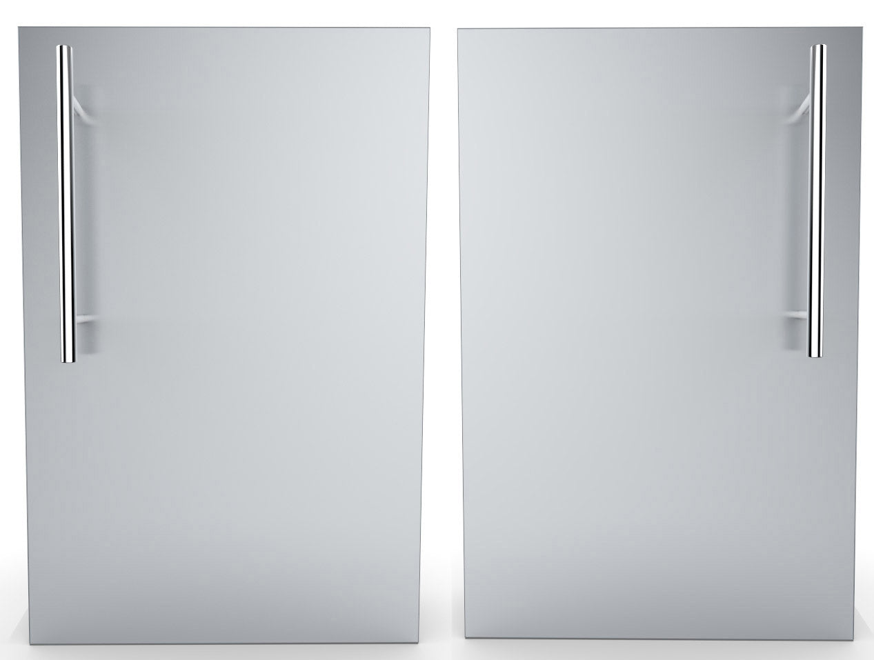 Sunstone Designer Series 15" Multi-Configurable Single Door w/Shelf showcasing an extra-deep inside flange for seamless stone installations.