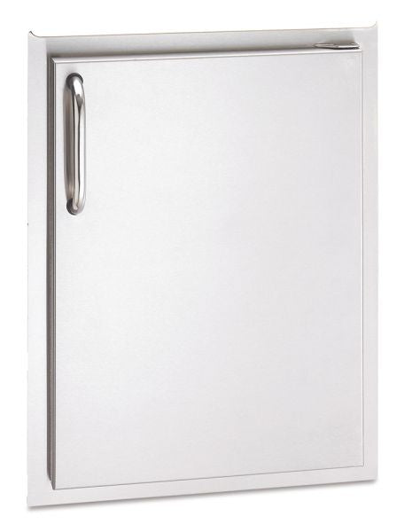 AOG Single Access Door, premium outdoor kitchen accessory by AOG, made of 304 stainless steel with sleek tubular handles.