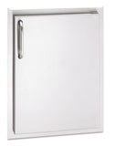 AOG Single Access Door, premium outdoor kitchen accessory by AOG, made of 304 stainless steel with sleek tubular handles.