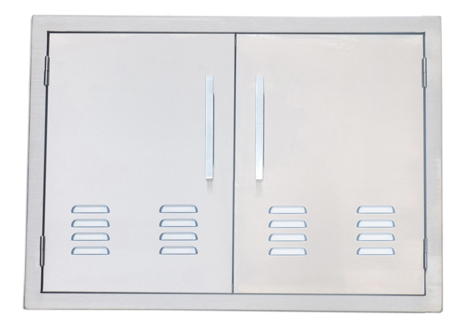 Sunstone Signature Series 30" Double Access Door in 304 Stainless Steel, perfect for BBQ grill venting.