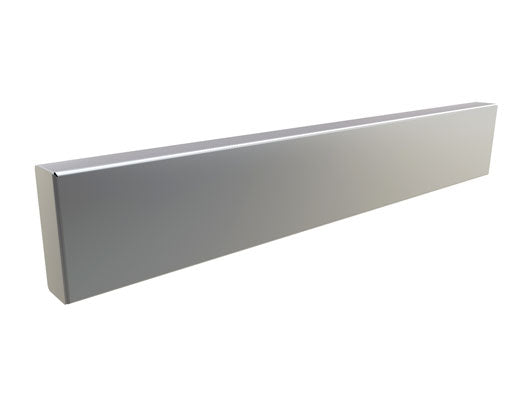 Sunstone 21" Height Upper Wall Cabinet End Panel emphasizing the dimensions and durable stainless steel material.