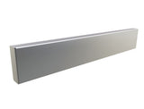 Sunstone 21" Height Upper Wall Cabinet End Panel emphasizing the dimensions and durable stainless steel material.
