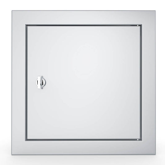 Sunstone Signature Series 12” Single Door and Vented Door made of 16 Gauge 304 Stainless Steel, showcasing its sleek and modern design perfect for outdoor installations.