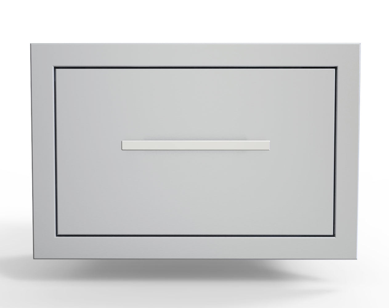 Sunstone Signature Series 17" Beveled Frame Swivel Paper Towel Holder showcasing its sleek design in stainless steel.