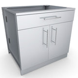 Sunstone 24", 30”, or 36” Double Door Base Cabinet featuring an easy Pin-Lock installation system for quick assembly.