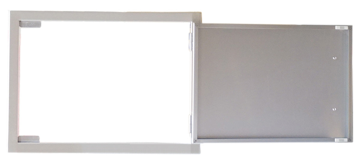 Sunstone Signature Series Single Door showcasing its durable 16 gauge stainless steel frame.