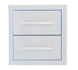 Sunstone Signature Series 6" Beveled Frame Double Drawer with soft-closing mechanism for secure storage.