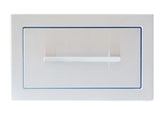 Sunstone Signature Series 6" Beveled Frame Single Drawer Unit, made of 304 stainless steel, ideal for BBQ storage.