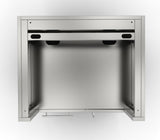 Easy-to-install 34 Inch Sunstone Grill Gas Base Cabinet, perfect for holding your gas grill and BBQ accessories.