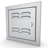 Sunstone Signature Series 12” Single Door and Vented Door featuring a sleek design and 304 stainless steel construction.