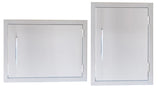 Sunstone Signature Series Single Door - Features a solid 16 Gauge stainless steel frame and sturdy handles, perfect for outdoor kitchens.