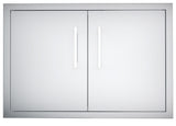 Sunstone Signature Series Double Doors showcasing a stylish 304 stainless steel construction designed for all weather durability.