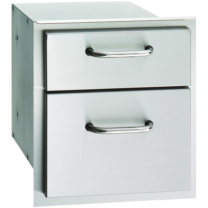 AOG Double Drawer by AOG, made from durable 304 stainless steel, perfect for outdoor kitchen storage.
