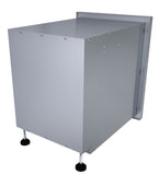 Close-up view of Sunstone Designer Series 23" Triple Drawer with Self-Leveling Legs highlighting its sturdy soft-closing drawer tracks.