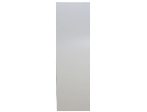 Sunstone 42" Height Upper Wall Cabinet End Panel, made of 304 stainless steel with a brushed finish, designed to enhance cabinets by covering internal layers and utilities.