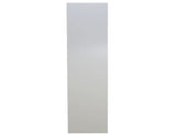 Sunstone 42" Height Upper Wall Cabinet End Panel, made of 304 stainless steel with a brushed finish, designed to enhance cabinets by covering internal layers and utilities.