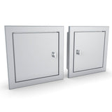 Sunstone Signature Series 12” Single Door and Vented Door showcasing bevel design and brushed stainless steel finish.