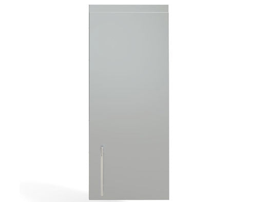 Interior view of the Sunstone 18" Left or Right Swing Door Cabinet highlighting four full-depth shelves.