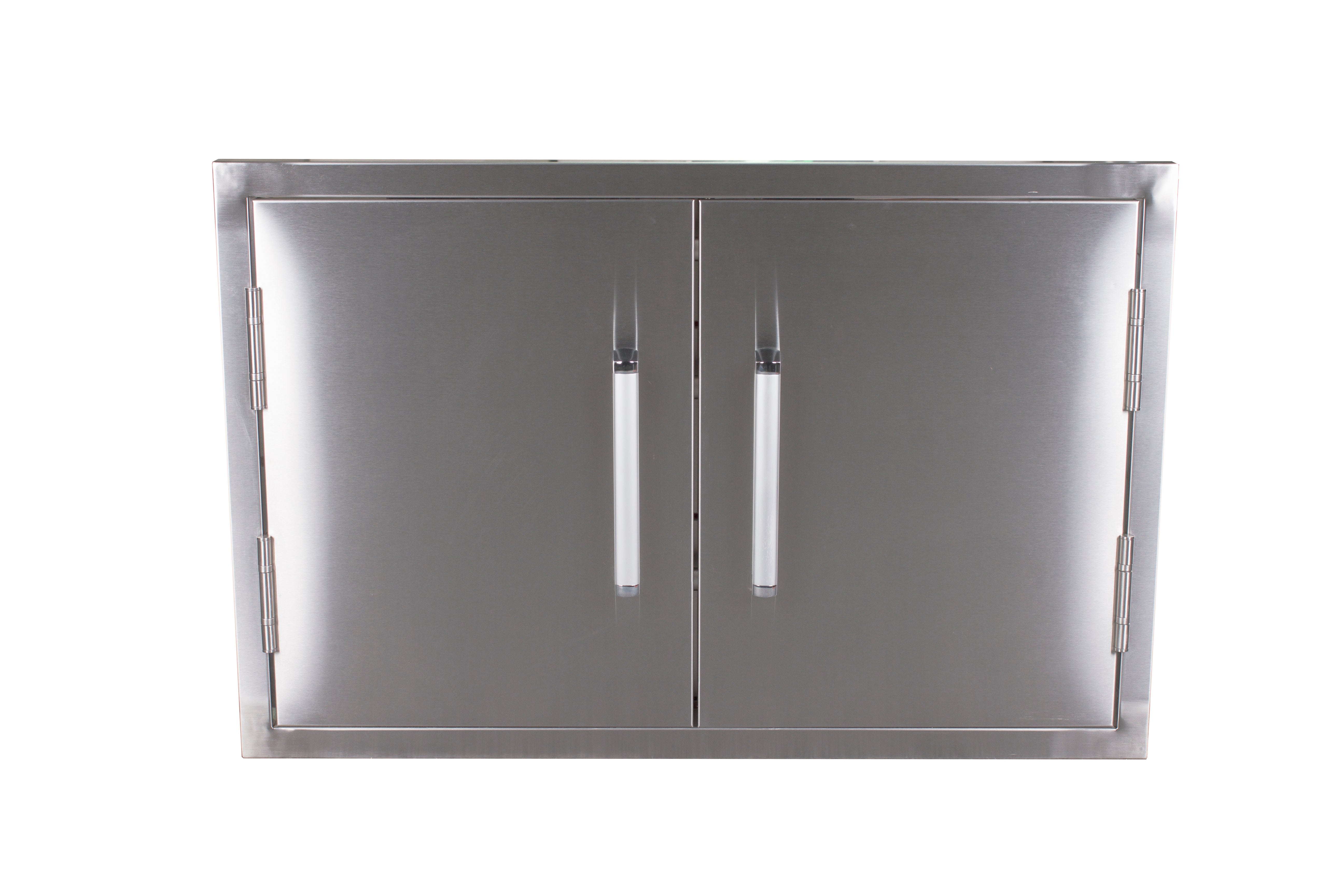 Bonfire Double Door 22" x 33" showcasing the stainless steel construction and double cabinet doors for outdoor kitchens.
