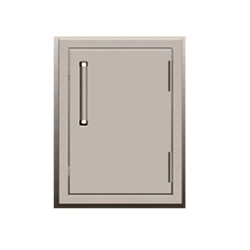 Bonfire Vertical Single Door 17" x 24" featuring durable 304 stainless steel construction and heavy-duty hinges.