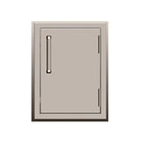 Bonfire Vertical Single Door 17" x 24" featuring durable 304 stainless steel construction and heavy-duty hinges.