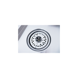 RCS Pro Burner Side Burner ASB3 in an outdoor kitchen setup, emphasizing its stylish design and heavy-duty grates.