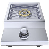 Sunstone Ruby Series 13" Counter-top or Drop-in Versa Burner - SUN13VSB-NG showcasing its durable 304 stainless steel construction and innovative design.