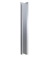 Sunstone 3" x 3" 90 Degree Corner Spacer Panel for Full Height Wall Cabinet Front, constructed from 304 stainless steel with a brushed finish, ideal for creating sleek corner solutions in kitchen cabinetry.